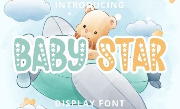 Baby Star Font - Featured Image