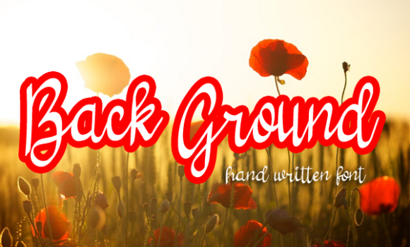 Back Ground Font Fonts Free Download Back Ground Font - Featured Image