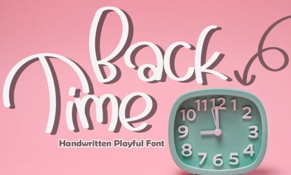 Back Time Font Fonts Free Download Back Time Font - Featured Image