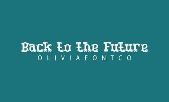 Back to the Future Font - Featured Image