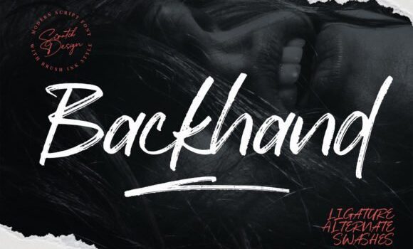 Backhand Font - Featured Image