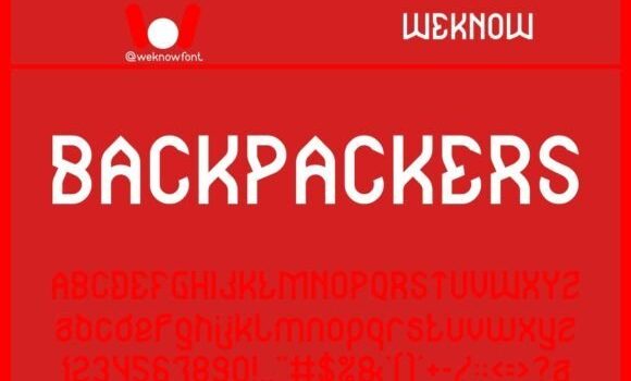 Backpackers Font Fonts Free Download Backpackers Font - Featured Image