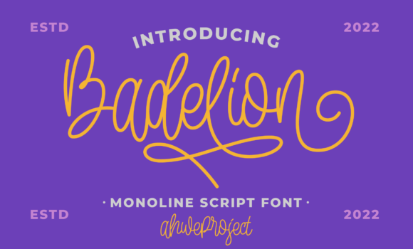 Badelion Font - Featured Image