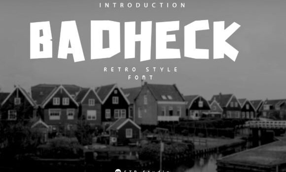 Badheck Font Fonts Free Download Badheck Font - Featured Image