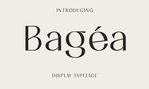 Bagea Font - Featured Image