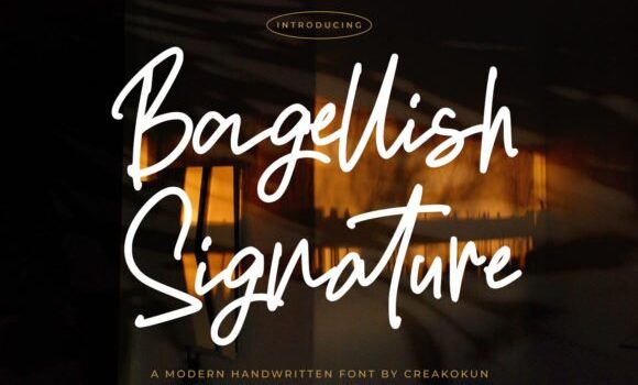 Bagellish Signature Font Fonts Free Download Bagellish Signature Font - Featured Image
