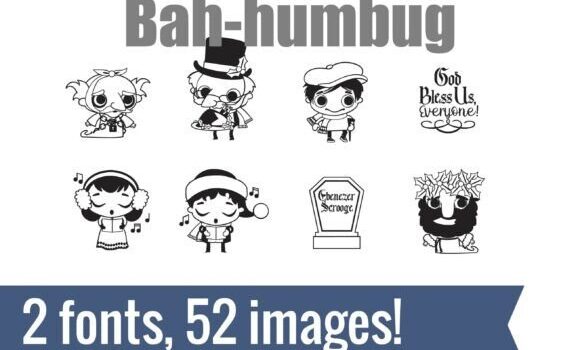 Bah-humbug Dingbats Font - Featured Image