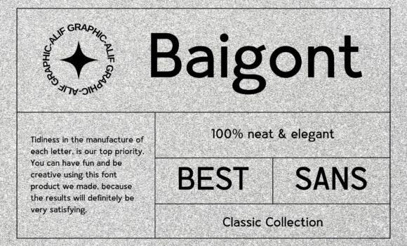 Baigont Font - Featured Image