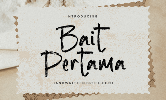 Bait Pertama Font Fonts Free Download Bait Pertama Font - Featured Image