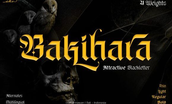 Bakihara Font Fonts Free Download Bakihara Font - Featured Image