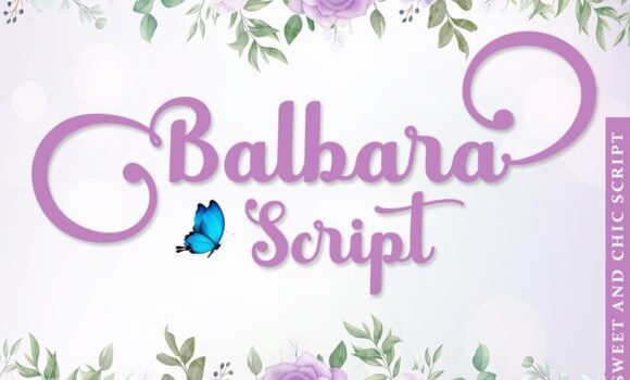 Balbara Script Font Fonts Free Download Balbara Script Font - Featured Image
