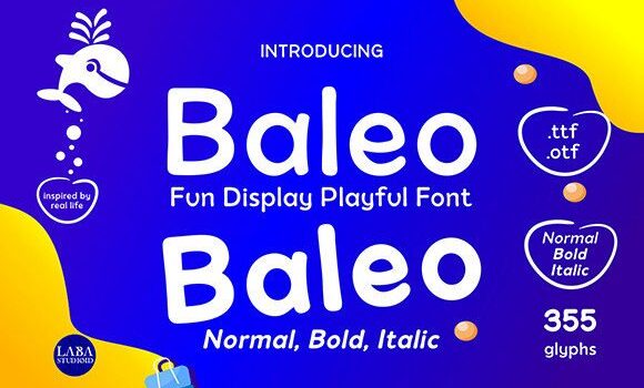 Baleo Font - Featured Image