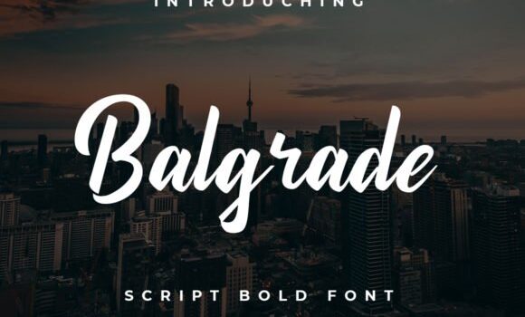 Balgrade Font - Featured Image