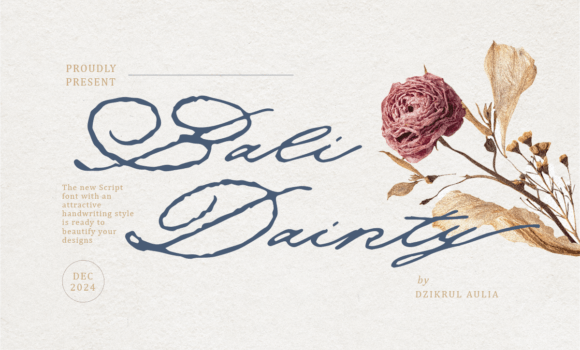 Bali Dainty Font - Featured Image