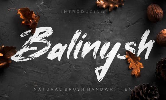 Balinysh Font - Featured Image