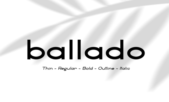 Ballado Font - Featured Image