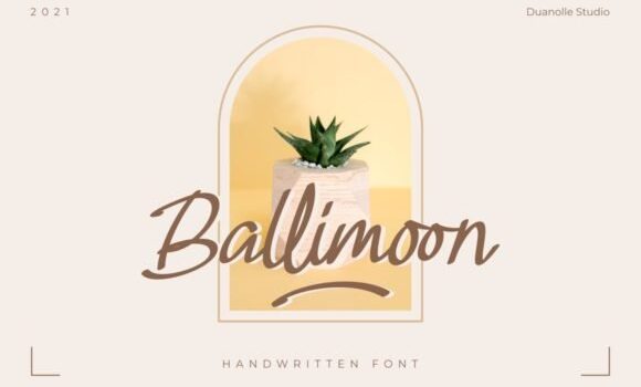 Ballimoon Font - Featured Image