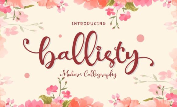 Ballisty Font - Featured Image