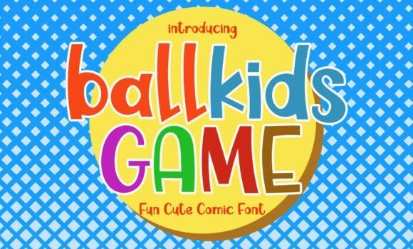 Ballkids Game Font - Featured Image