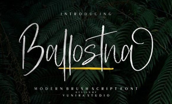 Ballostna Font - Featured Image
