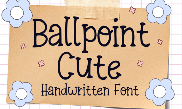 Ballpoint Cute Font Fonts Free Download Ballpoint Cute Font - Featured Image