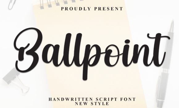 Ballpoint Font Fonts Free Download Ballpoint Font - Featured Image