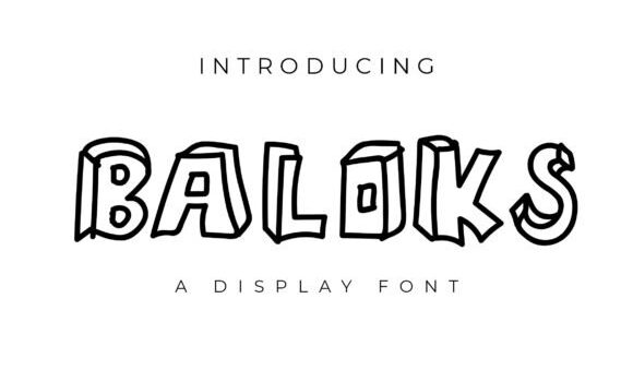 Baloks Font - Featured Image