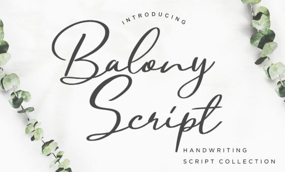 Balony Font - Featured Image