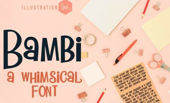 Bambi Font Fonts Free Download Bambi Font - Featured Image