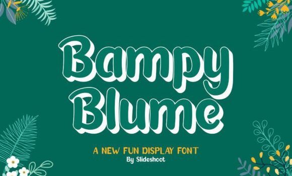 Bampy Blume Font Fonts Free Download Bampy Blume Font - Featured Image
