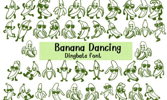 Banana Dancing Font - Featured Image