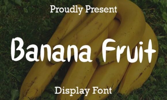 Banana Fruit Font Fonts Free Download Banana Fruit Font - Featured Image
