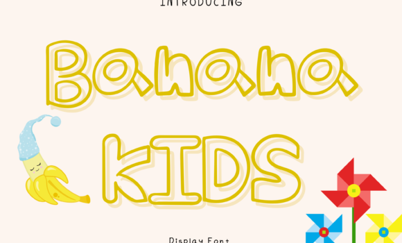 Banana Kids Style Font Fonts Free Download Banana Kids Style Font - Featured Image