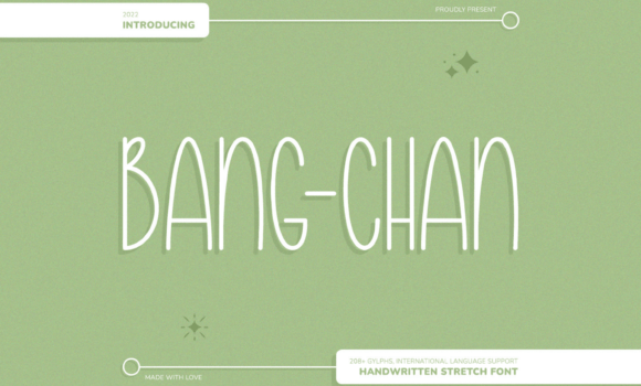Bang Chan Font - Featured Image
