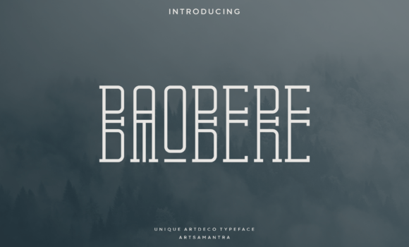 Baobere Font - Featured Image
