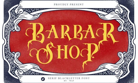 Barbar Shop Font Fonts Free Download Barbar Shop Font - Featured Image