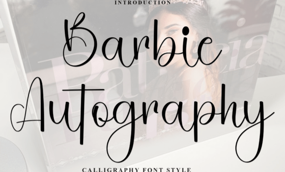 Barbie Autography Font - Featured Image