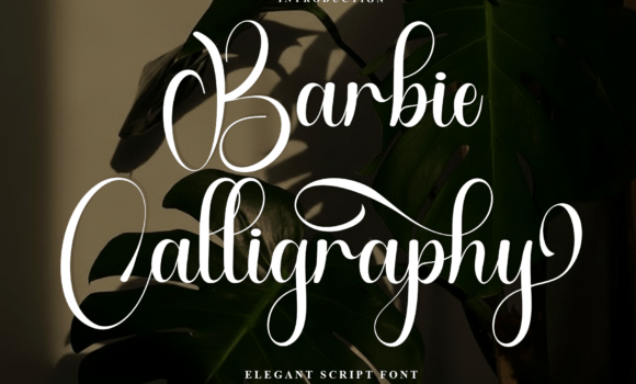 Barbie Calligraphy Font - Featured Image