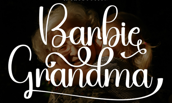 Barbie Grandma Font - Featured Image