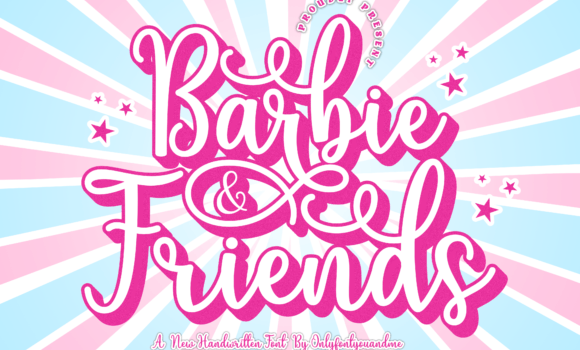 Barbie and Friends Font Fonts Free Download Barbie and Friends Font - Featured Image
