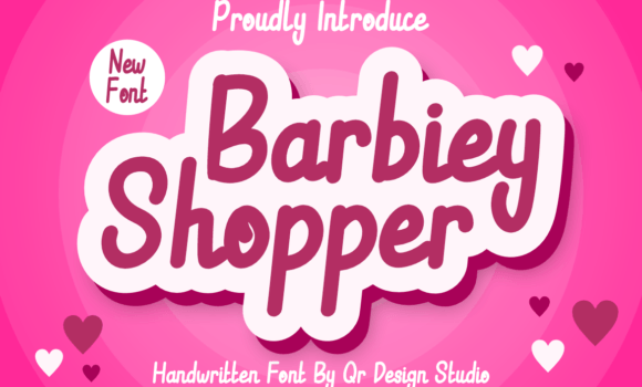 Barbiey Shopper Font - Featured Image