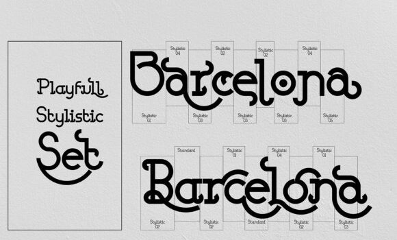 Barcelona Family Font - Featured Image