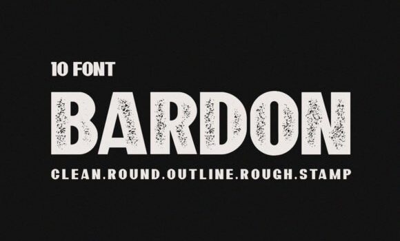 Bardon Family Font Fonts Free Download Bardon Family Font - Featured Image