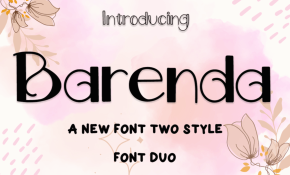 Barenda Font Fonts Free Download Barenda Font - Featured Image