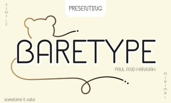Baretype Font - Featured Image