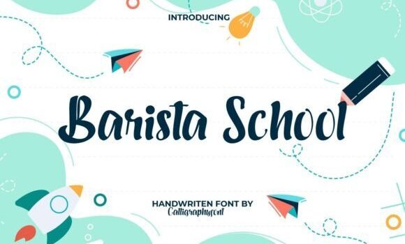 Barista School Font - Featured Image
