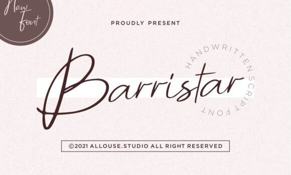 Barristar Font Fonts Free Download Barristar Font - Featured Image