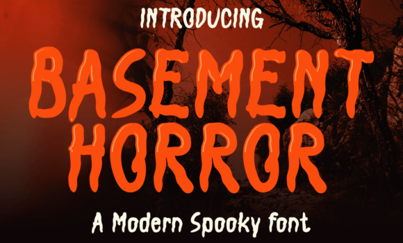 Basement Horror Font - Featured Image