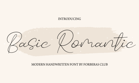 Basic Romantic Font - Featured Image