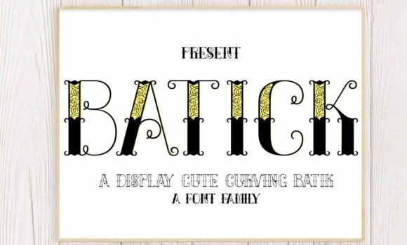 Batick Font - Featured Image